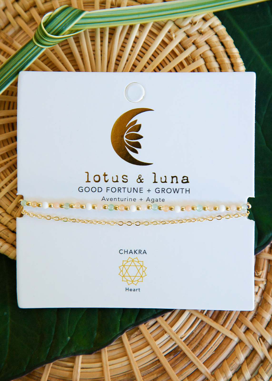 Good Fortune + Growth 2mm Healing Layered Bracelet