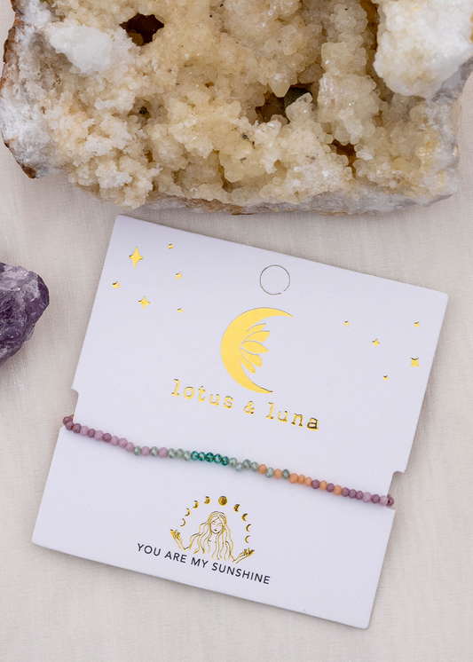 "You Are My Sunshine" Goddess Bracelet