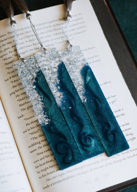 Sea Green & Silver Bookmark