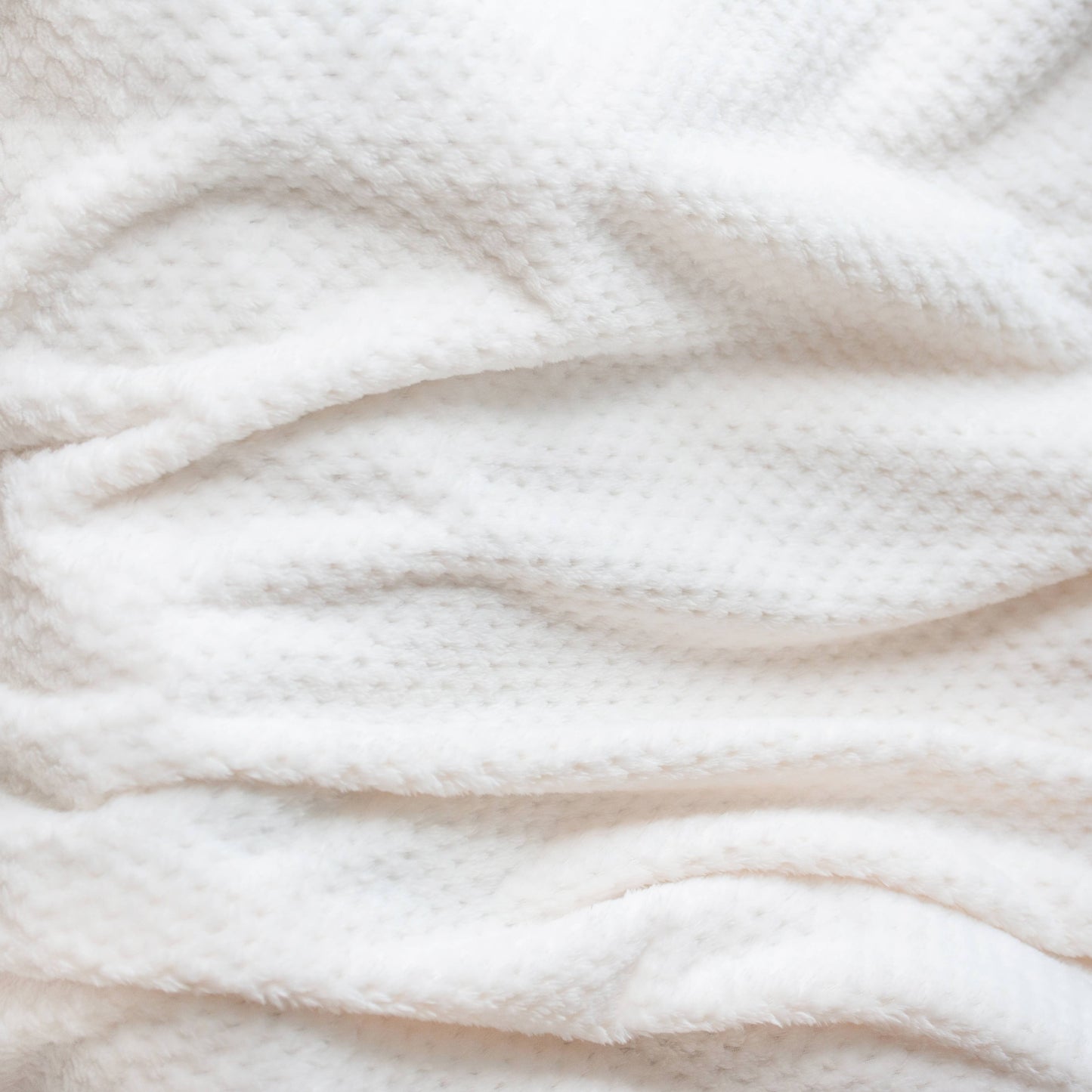 Soft Waffle Weave Fleece Blanket