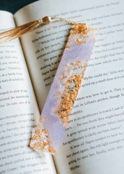 Lavender Geode Bookmark
