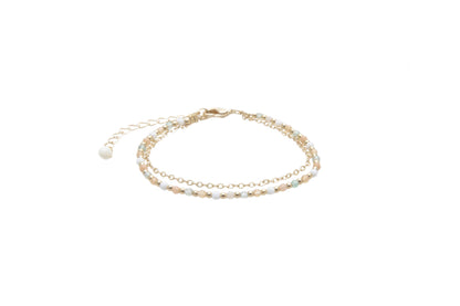 Good Fortune + Growth 2mm Healing Layered Bracelet