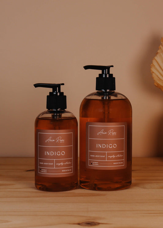 Indigo Hand + Body Liquid Soap