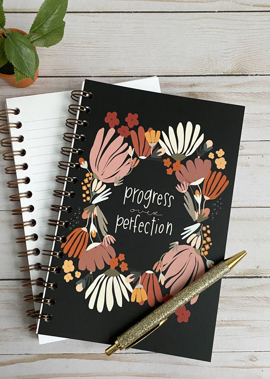 Progress Over Perfection Notebook